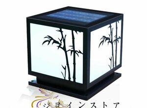 人気美品★ 美品 ソーラーライト 2way ソーラー/電源入れ 別荘街灯 3色転換 屋外用 防水ガーデンライト庭 照明 リモコン付き 25cm