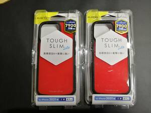 【2箱】エレコム iPhone 13 Pro 6.1inch 3眼 TOUGH SLIM LITE ケース カバー レッド　PM-A21CTSLRD 4549550225700