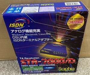 Sophia ソフィア STA-7000/D TA ISDNターミナルアダプター　【新品、未開封】【保証　1ヶ月】【返品、返金可】【送料無料】