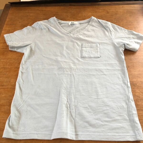 半袖Tシャツ ポケットTシャツ　水色　サイズS