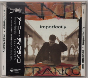 Ani Diflanco【国内盤 - US輸入 SSW / Folk CD】 Imperfectly (P-Vine PCD-3138) 1992年 / アーニー・ディフランコ