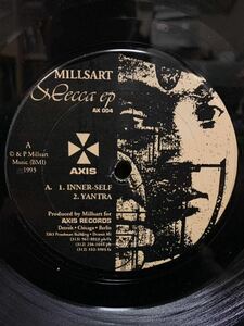 ★傑作名盤！1993★ Millsart / Mecca EP ★Axis Records★Detroit Chicago Berlin Jeff Mills★House Techno マニア コレクター