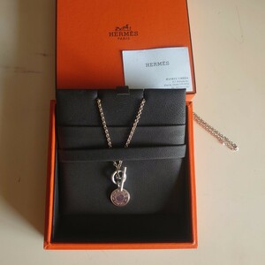 HERMES Hermes necklace amyu let Crew do cell Serie Ag925