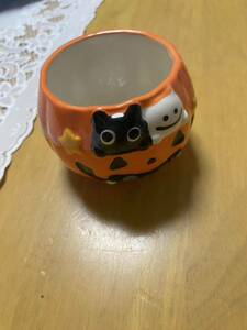 かぼちゃ カボチャ 入れ物 容器 陶器 ハロウィン ハロウィーン ゆるキャラ