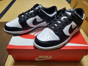 ★NIKE DUNK LOW Retro White&Black 26.5cm ナイキ ダンク ロー レトロ ホワイト & ブラック 新品 未使用 白黒ダンク パンダダンク US8.5★