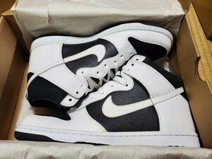 ★NIKE DUNK HIGH 08 WHITE BLACK ナイキ ダンク ハイ ホワイト ブラック 27cm 新品 デッドストック 黒タグ 希少 AJ1 AF1 US9 2010年製★