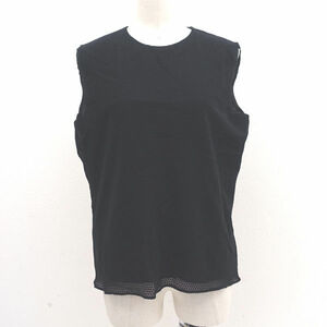 * Prada no sleeve cut and sewn tops black SIZE:XL (0220448058)