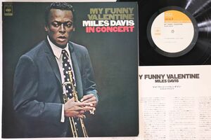 LP Miles Davis My Funny Valentine - Miles Davis In Conce 25AP760 CBS SONY Japan /00260