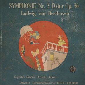 4discs 78RPM/SP Erich Kleiber Symphonie Nr.2 D-dur (Beethoven) No.1 - No.8 3361720 NIPPON TELEFUNKEN 12 /02000の画像1