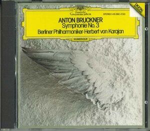 CD Karajam Bruckner Symphonie Nr.3 Berliner Philharmoniker 4133622 NOT ON LABEL /00110