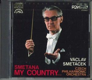 CD Bedｒich Smetana, Vaclav　Smetacek, The Czech Philharmonic Orchestra My Country = Mavlast 38C377241 Supraphon /00110