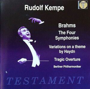 英3discs CD J. Brahms Brahms: The Four Symphonies SBT3054 Testament /00330