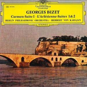LP/GF Georges Bizet Herbert Von Karajan Berlin MG2294 DEUTSCHE Japan Vinyl /00400