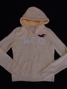  Hollister parka M light yellow color 