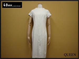 49AV. junko shimada One-piece *38*49ave new / Junko Shimada / white / stretch /23*4*4-16