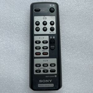 XL6203 SONY ソニー RMT-CA100 オーディオ リモコン 赤外線確認済　送料520円 0426