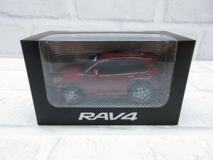 ミニカー　トヨタ　RAV4　ラブフォー　アドベンチャー　センシュアルレッドマイカ　プルバックカー　非売品　カラーサンプル