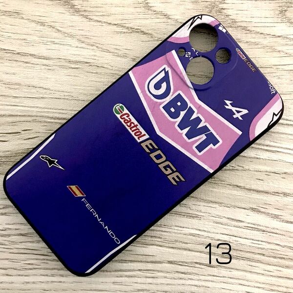 フェルナンド・アロンソ レーシング スーツ iPhone 13 ケース F1 アルピーヌ Alpine