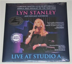 ◆ Autographed ◆☆ 新品未開封 ☆ A.T.Music / Lyn Stanley Live At Studio A / 45rmp 2LP