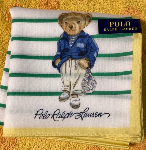 POLO RALPH LAUREN ポロラルフローレン ハンカチ ベアy