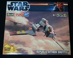 Revell Star Wars k loan * War zlipa yellowtail k attack Shuttle REPUBLIC ATTACK SHUTTLE STARWARS CLONEWARS SW CW pra kit 