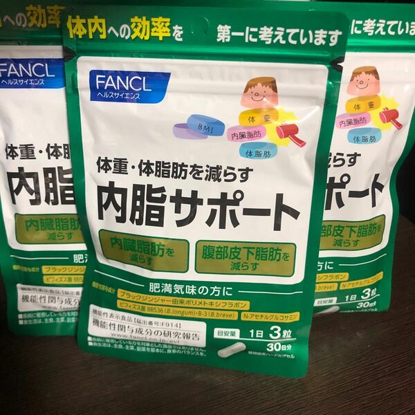 今月購入　FANCL 直営店　 ファンケル内脂サポート　30日　　3袋