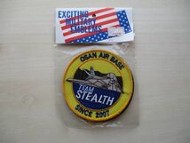 【送料無料】アメリカ空軍TEAM STEALTHパッチF-117ワッペンOSAN AIR BASE 2007/patchステルス戦闘機AIR FORCE米空軍USAF中田商店US M74_画像1