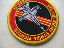 【送料無料】アメリカ海兵隊F/A-18D NIGHT STRIKE FIGHTER BENGALSパッチHornetワッペン/VMFA(AW)-224ベンガルズPATCH米国USMC米海軍 M77_画像3