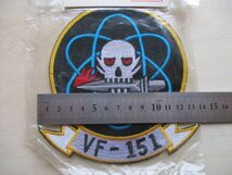 【送料無料】アメリカ海軍VF-151パッチVigilantesワッペン/USS F-4厚木ファントムⅡスーパー ホーネットpatch NAVY米海軍USN F/A-18E M77_画像9