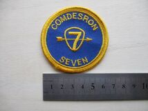 【送料無料】アメリカ海軍Destroyer Squadron 7パッチCOMDESRON SEVENワッペン/USSシンガポールpatchネイビーNAVY米海軍USN米軍US M77_画像8