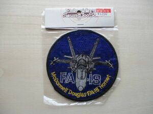 【送料無料】アメリカ海軍F/A-18 HornetパッチMcDonnell Douglasワッペン/韓国マクドネル・ダグラスpatchネイビーNAVY米海軍USN米軍 M80