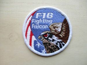 【送料無料】アメリカ空軍 F-16 Fighting Falconパッチ ワッペン/ファイティング ファルコンpatchエアフォースAIR FORCE 戦闘機USAF M80