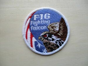 【送料無料】アメリカ空軍 F-16 Fighting Falconパッチ ワッペン/ファイティング ファルコンpatchエアフォースAIR FORCE 戦闘機USAF M79