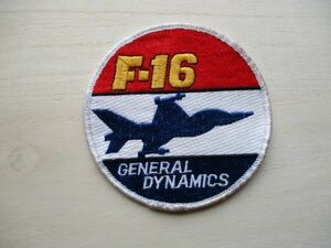 【送料無料】戦闘機F-16ジェネラル・ダイナミクスGENERAL DYNAMICSパッチ ワッペン/アメリカ空軍patch航空機AIR FORCEエアフォースUSAF M79