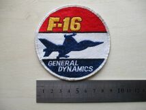 【送料無料】戦闘機F-16ジェネラル・ダイナミクスGENERAL DYNAMICSパッチ ワッペン/アメリカ空軍patch航空機AIR FORCEエアフォースUSAF M79_画像8