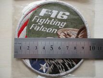 【送料無料】アメリカ空軍 F-16 Fighting Falconパッチ ワッペン/ファイティング ファルコンpatchエアフォースAIR FORCE戦闘機USAF米軍 M79_画像10