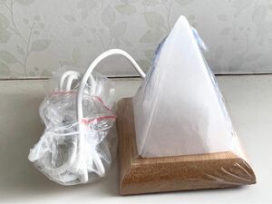 ☆イルミネーションシーズン大特価☆職人さん手作りヒマラヤ岩塩LEDランプピラミッド型グラデーション