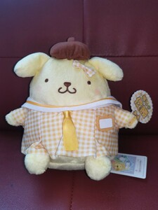  Sanrio character z soft toy ...Go for it! Pom Pom Purin tag equipped ... victory Sanrio tag attaching 