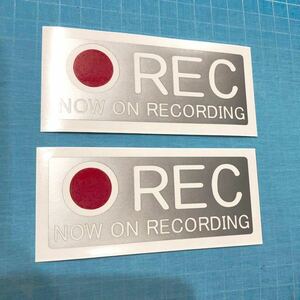  free shipping drive recorder sticker 2 sheets set silver red do RaRe ko30 Hella Flash usdm Stan s Setagaya base euro vip