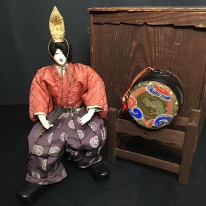 RT0908-31-3 日本人形 和人形 木箱付 人形 男 芸術 美術 日本美術 置物 インテリア アート H50cm W24cm D28cm 140サイズ