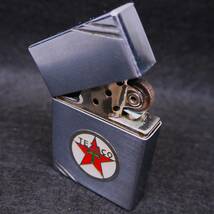 スーパーレアモデル！ Zippo 36年 TEXACO メタリケモデル 4バレルヒンジ ダイアゴナルライン 14ホールチムニー ピストンスプリング_画像9