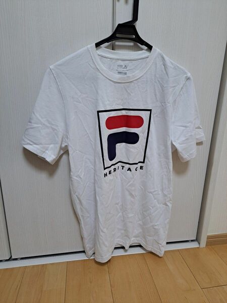 【新品タグ付き】フィラ/FILA ヘリテージビッグロゴ半袖Tシャツ Sサイズ