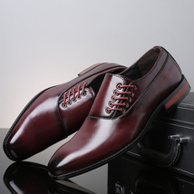新品　 新品メンズ ビジネスシューズ カジュアルシューズ 革靴 紳士靴 フォーマル 大きいサイズあり ブラック 24.5cm~27.5cm_画像8
