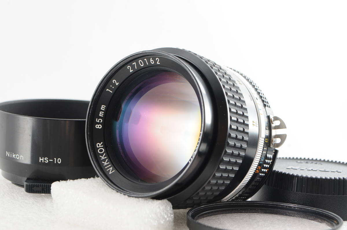 白木/黒塗り #196☆Nikon Ai-S NIKKOR 85mm F 2☆完全動作品 - 通販