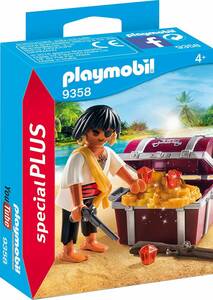 即決！新品 PLAYMOBIL 9358 海賊と宝箱 プレイモービル スペシャル