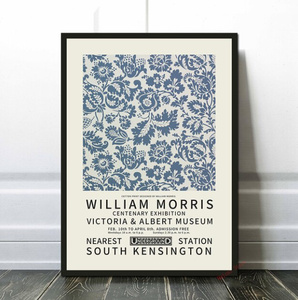  C2739 ウィリアム・モリス William Morris キャンバスアートポスター 50×70cm イラスト インテリア 雑貨 海外製 枠なし F