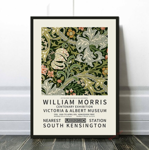  C2740 ウィリアム・モリス William Morris キャンバスアートポスター 50×70cm イラスト インテリア 雑貨 海外製 枠なし G