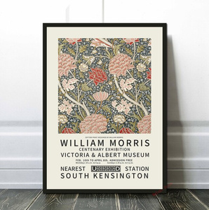  C2741 ウィリアム・モリス William Morris キャンバスアートポスター 50×70cm イラスト インテリア 雑貨 海外製 枠なし H