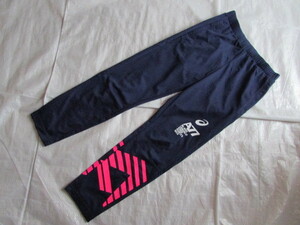 S size USED beautiful asics A77 Asics D2 training jersey pants 10 minute height long 2031A719