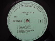 (LP) 稀少! 台湾盤! JAMES TAYLOR [JT] 1977年/ジェイムス・テイラー/カーリー・サイモン/Handy Man/STEREO/HIGH LIGHT RECORD/1115_画像4